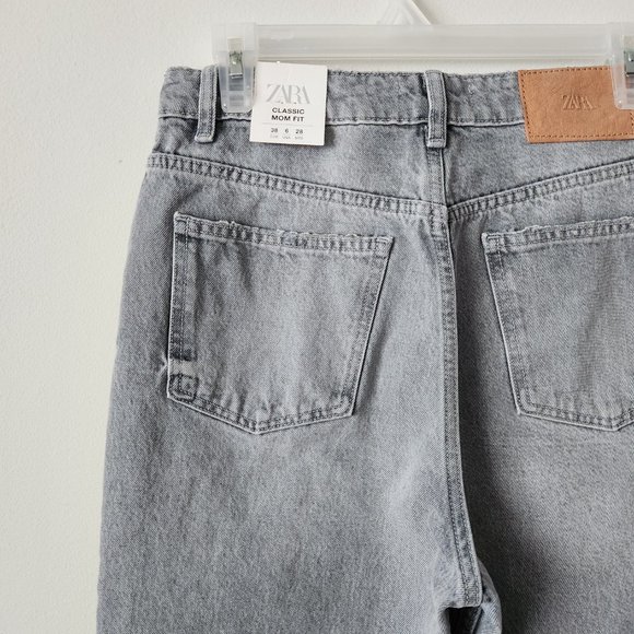 Zara Gray Distressed Women Jeans - Picture 6 of 9